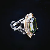 Norwegian Forest personality niche color treasure open ring -PRA238
